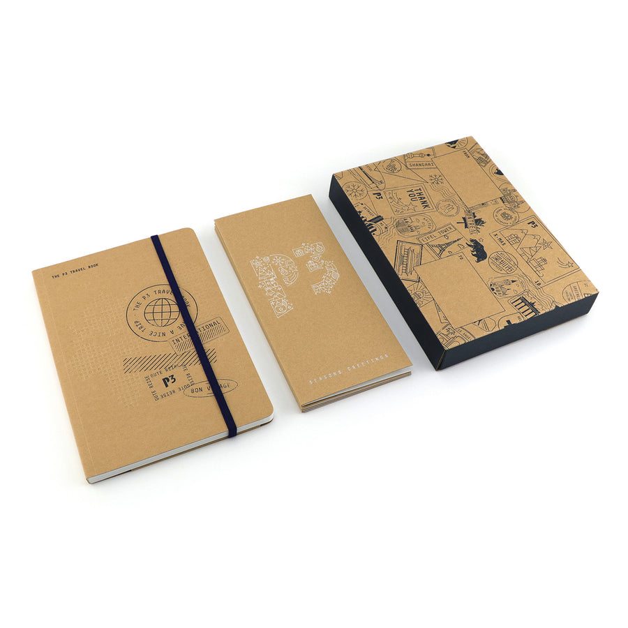 P3 GROUP CHRISTMAS CARD / TRAVEL BOOK / MAILING BOX